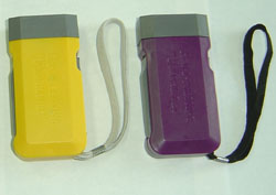 HAND PRESSING FLASHLIGHT